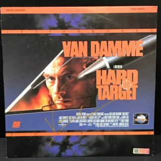 Jean-Claude Van Damme – Hard Target – signed LaserDisc with COA
