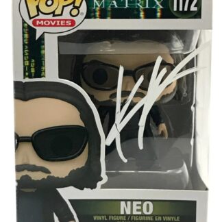 Keanu Reeves as Neo in The Matrix – signed Funko Pop #1172 with COA