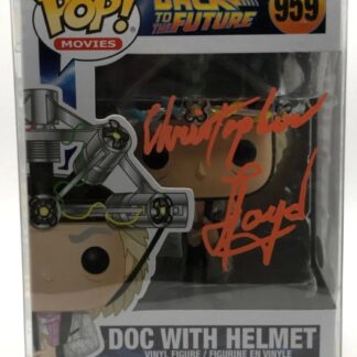 Christopher Lloyd as Doc Brown in Back to the Future – signed Funko Pop #959 with COA
