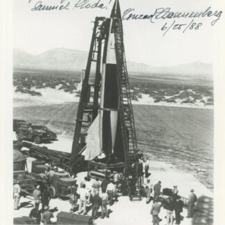Konrad Dannenberg – German-American Rocket Pioneer – signed 8"x10" photo with COA