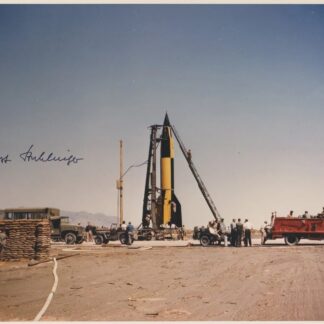 Ernst Stuhlinger – German-American Rocket Scientist – signed 10"x8" photo with COA