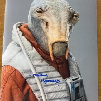Paul Kasey as Alien Pilot in Star Wars – signed 10"x8" photo with COA