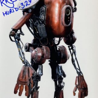 Katy Kartwheel as Droid Performer in Star Wars – signed 10"x8" photo with COA