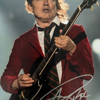 AC/DC – photo autographed by Angus Young – 8"x10" with COA