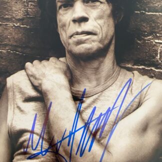 Mick Jagger, The Rolling Stones – signed 10"x8" photo with COA