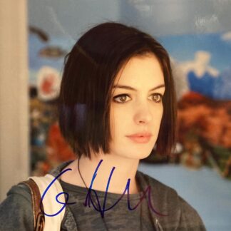 Anne Hathaway. Signed 10"x8" photo with COA