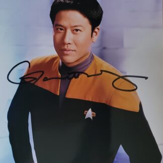 Garrett Wang as Ensign Harry Kim in Star Trek: Voyager – signed 10"x8" photo with COA