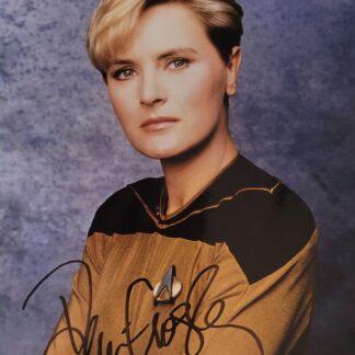 Denise Crosby as Tasha Yar in Star Trek: The Next Generation – signed 10"x8" photo with COA