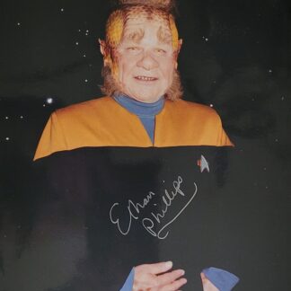 Ethan Phillips as Neelix in Star Trek: Voyager – signed 10"x8" photo with COA