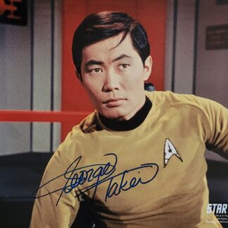 George Takei as Hikaru Sulu in Star Trek – signed 10"x8" photo with COA