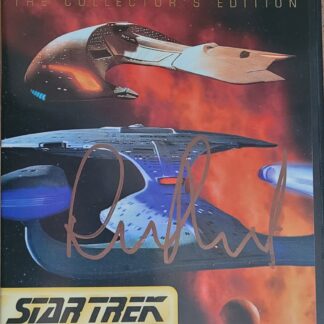 Patrick Stewart as Jean-Luc Picard in Star Trek – signed DVD with COA