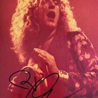 Robert Plant from Led Zeppelin – signed 10"x8" photo with COA