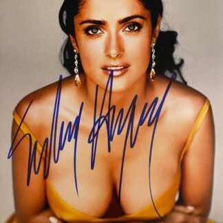 Salma Hayek. Signed 10"x8" photo with COA