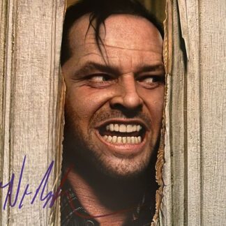 Jack Nicholson as Jack Torrance in "The Shining" - signed 10" x 8" photo with COA