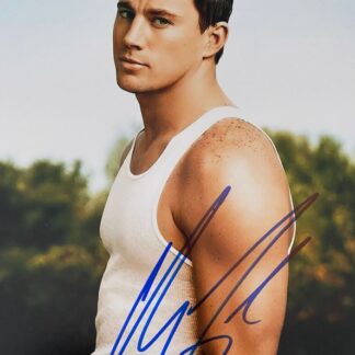 Channing Tatum as Jenko in 21 Jump Street – signed 10"x8" photo with COA