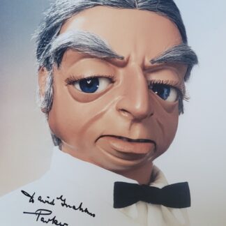 Graham David as the voice of Parker in Thunderbirds – signed 10"x8" photo with COA