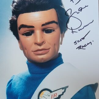 Shane Rimmer as Scott Tracy in Thunderbirds – signed 10"x8" photo with COA
