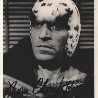 Thom Christopher as Hawk in Buck Rogers – signed 7"x5" photo with COA