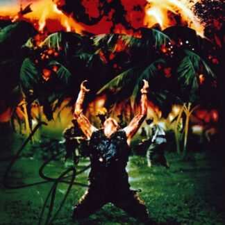 Willem Dafoe as Sgt. Elias Grodin in Platoon – signed 10"x8" photo with COA