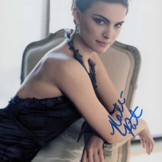 Natalie Portman, best known as Padmé Amidala in Star Wars - signed 10"x8" photo with COA
