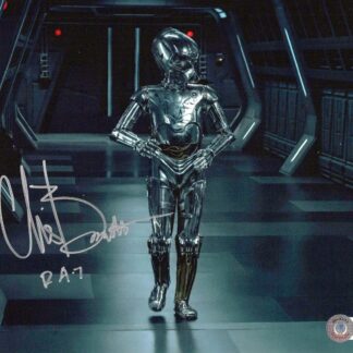Chris Bartlett as RA-7 Droid in The Mandalorian – signed 10"x8" photo with COA