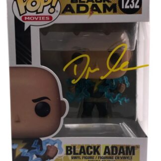 Dwayne Johnson as Black Adam in DC Universe - signed funko pop #1232 - with COA