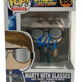Michael J. Fox as Marty McFly in Back to the Future - signed funko pop #958 - with COA