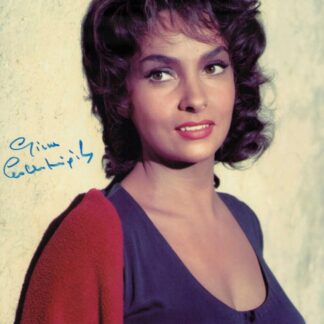 Gina Lollobrigida – signed 10"x8" photo with COA