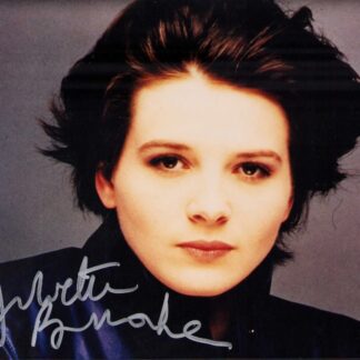 Juliette Binoche – signed 10"x8" photo with COA