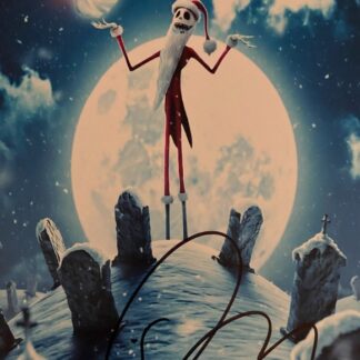Tim Burton: The Nightmare Before Christmas signed 8"x10" photo - with COA
