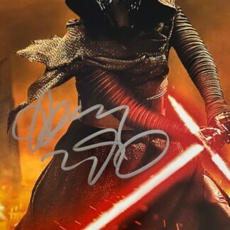 Adam Driver as Kylo Ren in Star Wars: The Force Awakens – signed 10"x8" photo with COA