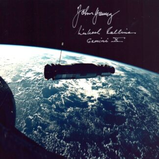 John Young & Michael Collins Gemini 10 – DOUBLE signed 10"x8" photo with COA
