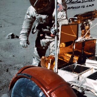 Charlie Duke Apollo 16 – signed 10"x8" photo with COA