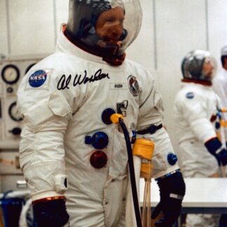 Al Worden: Apollo 15 - signed 10"x8" photo with COA