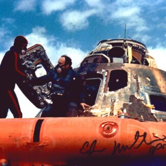 Ed Mitchell Apollo 14 – signed 10"x8" photo with COA