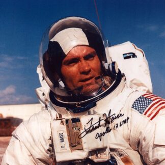Fred Haise Apollo 13 – signed 10"x8" photo with COA
