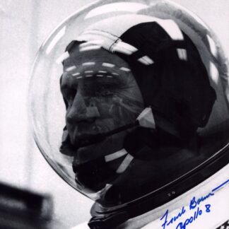 Frank Borman Apollo 8 Astronaut – signed 10"x8" photo with COA