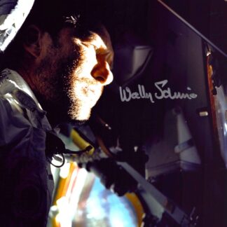 Wally Schirra: Apollo 7 - signed 10"x8" photo with COA