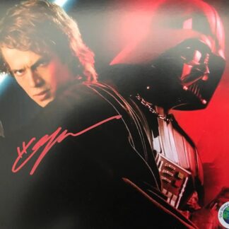 Hayden Christensen as Darth Vader in Star Wars – signed 8x10 photo with WWOC COA