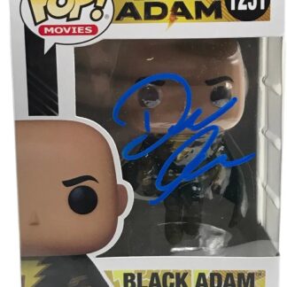 Dwayne Johnson as Black Adam in DC Universe - signed funko pop #1231 - with COA