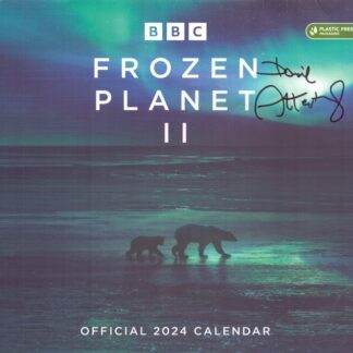David Attenborough – signed Frozen Planet calendar 2024