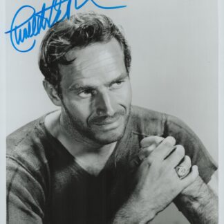 Charlton Heston – signed 10"x8" photo with COA