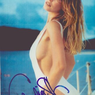 Claudia Schiffer - signed 10"x8" photo with COA