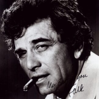 Peter Falk as Columbo – signed 10"x8" photo with COA