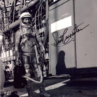 Scott Carpenter Aurora 7 – signed 10"x8" photo with COA