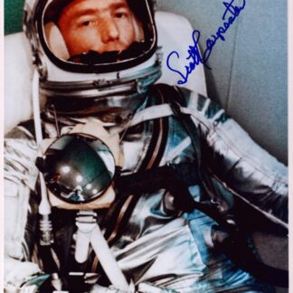 Scott Carpenter Aurora 7 – signed 10"x8" photo with COA