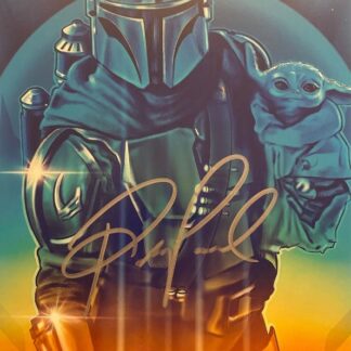 Pedro Pascal as Din Djarin in The Mandalorian – signed 10"x8" photo with COA
