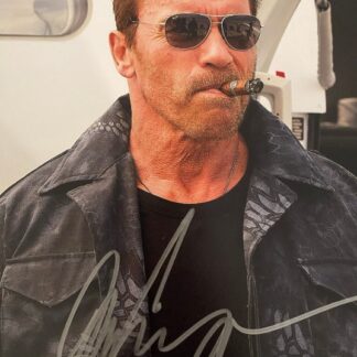 Arnold Schwarzenegger as Trench Mauser in The Expendables - signed 8"x10" photo with COA
