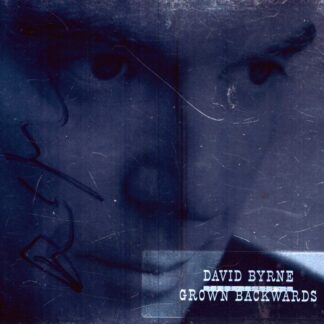 David Byrne – signed Grown Backwards CD with COA