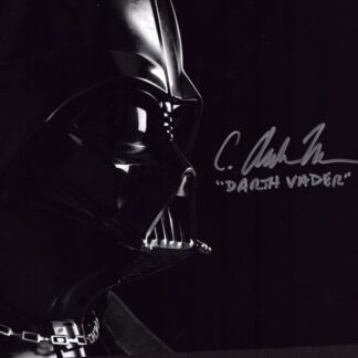 C. Andrew Nelson as Darth Vader in Star Wars – signed 10"x8" photo with COA